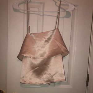 Forever 21 Contemporary Satin Cami Tank Top